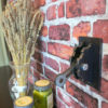 Steampunk Light Switch Cover w/ Lever. Steel Gear Functional Industrial Modern Age Metal Art Sculpture. Unique home decor! by SteampunkInteriors steampunk buy now online