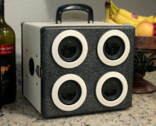 VINTAGE SUITCASE SPEAKERS - Bluetooth Radio - Retro Antique Steampunk Luggage - MP3 Player - Repurposed, Upcycled, Restored & Unique by VictoryRadios steampunk buy now online