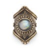 Black Mother-of-Pearl Ring steampunk buy now online