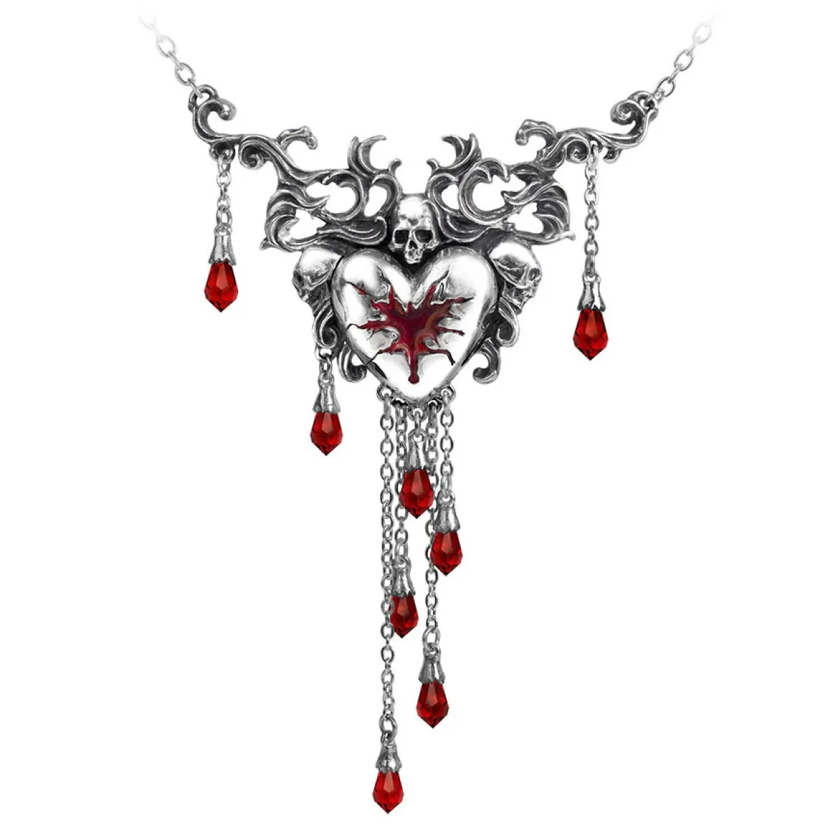 Bleeding Heart Necklace steampunk buy now online