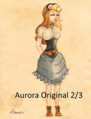 Steampunk Aurora ORIGINAL by SerenityJamesArt steampunk buy now online