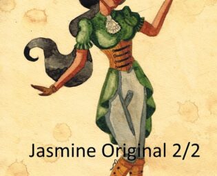 Steampunk Jasmine ORIGINAL by SerenityJamesArt steampunk buy now online