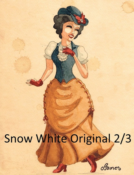 Steampunk Snow White ORIGINALS by SerenityJamesArt steampunk buy now online