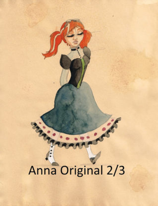 Steampunk Anna ORIGINAL by SerenityJamesArt steampunk buy now online