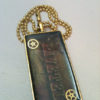 Riveted Antiqued Gold Steampunk Necklace by DreaminSteam steampunk buy now online