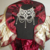 Regal Red & Gold Shrug Collar Bolero Burlesque Steampunk Vamp Victorian U.S. Size 12 by SilkenWeb steampunk buy now online