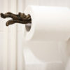 Tentacle Toilet Roll Holder & Wall Peg for Headphones, Jewelry, TP, etc - Bronze by TeptecStudios steampunk buy now online