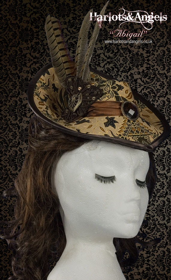 Victorian Inspired hat Millinery Pattern Pdf Full sized print at Home instantly by Harlotsandangels steampunk buy now online