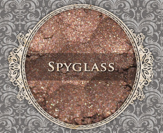 SPYGLASS Metallic Eyeshadow: 3g or 5g Sifter Jar, Metallic Rose Brown, VEGAN Cosmetics, Ships Out in 6-9 Days by FabledFragrances steampunk buy now online