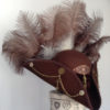 Steampunk brown & Brass Pirate hat The Lady Ely by Blackpin steampunk buy now online
