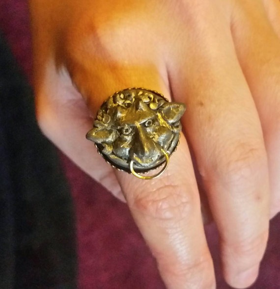 Mute Labyrinth Ring by HysteriaMachine steampunk buy now online