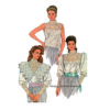 LACE BLOUSE PATTERN Steampunk Victorian Blouse Designer Jessica McClintock Simplicity 9025 Womens Sewing Patterns Size 10 Bust 32.5 UNCuT by DesignRewindFashions steampunk buy now online