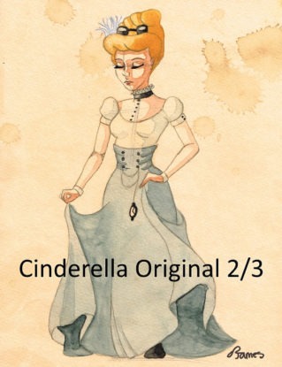 Steampunk Cinderella ORIGINAL by SerenityJamesArt steampunk buy now online