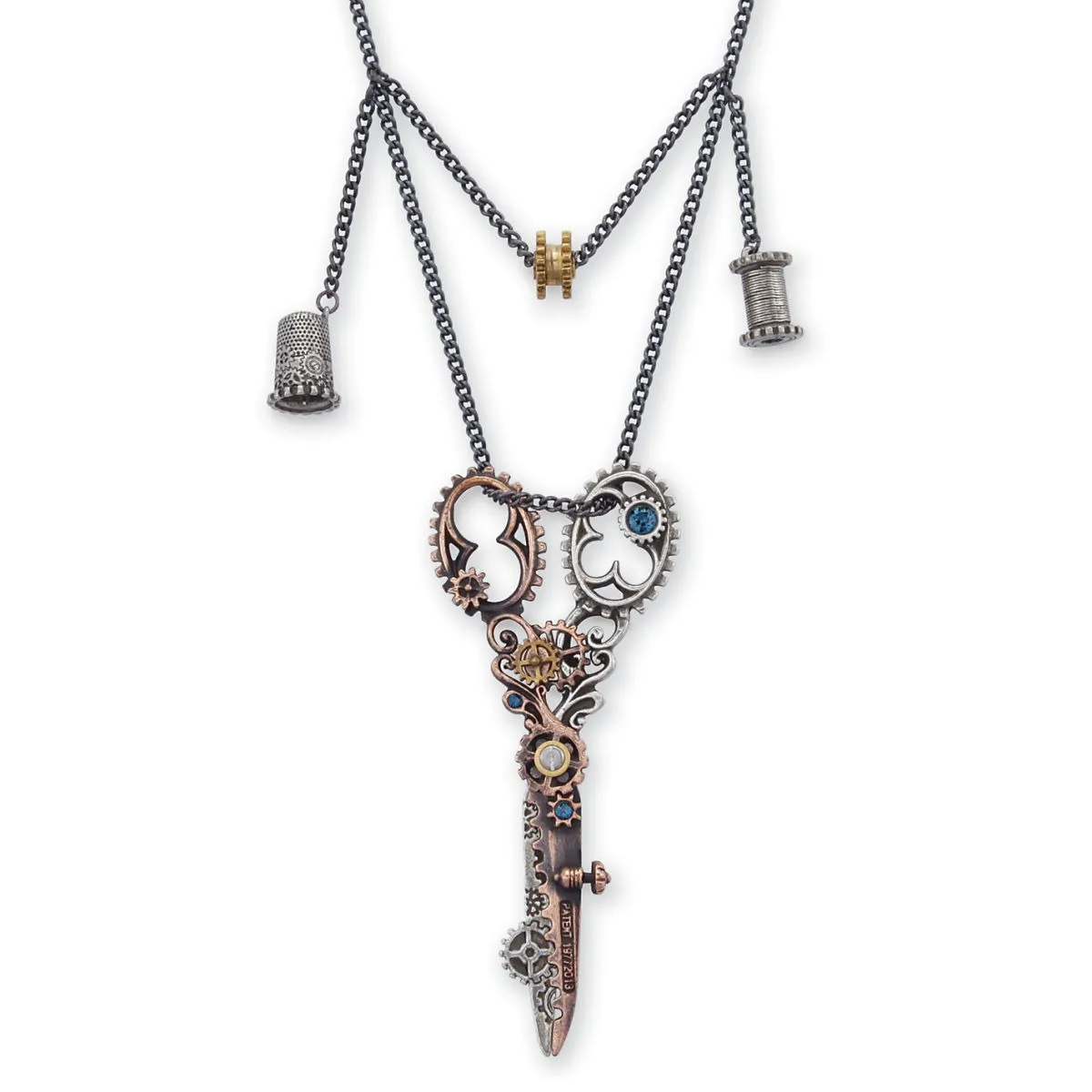 Steampunk Precision Warp Shears Necklace steampunk buy now online