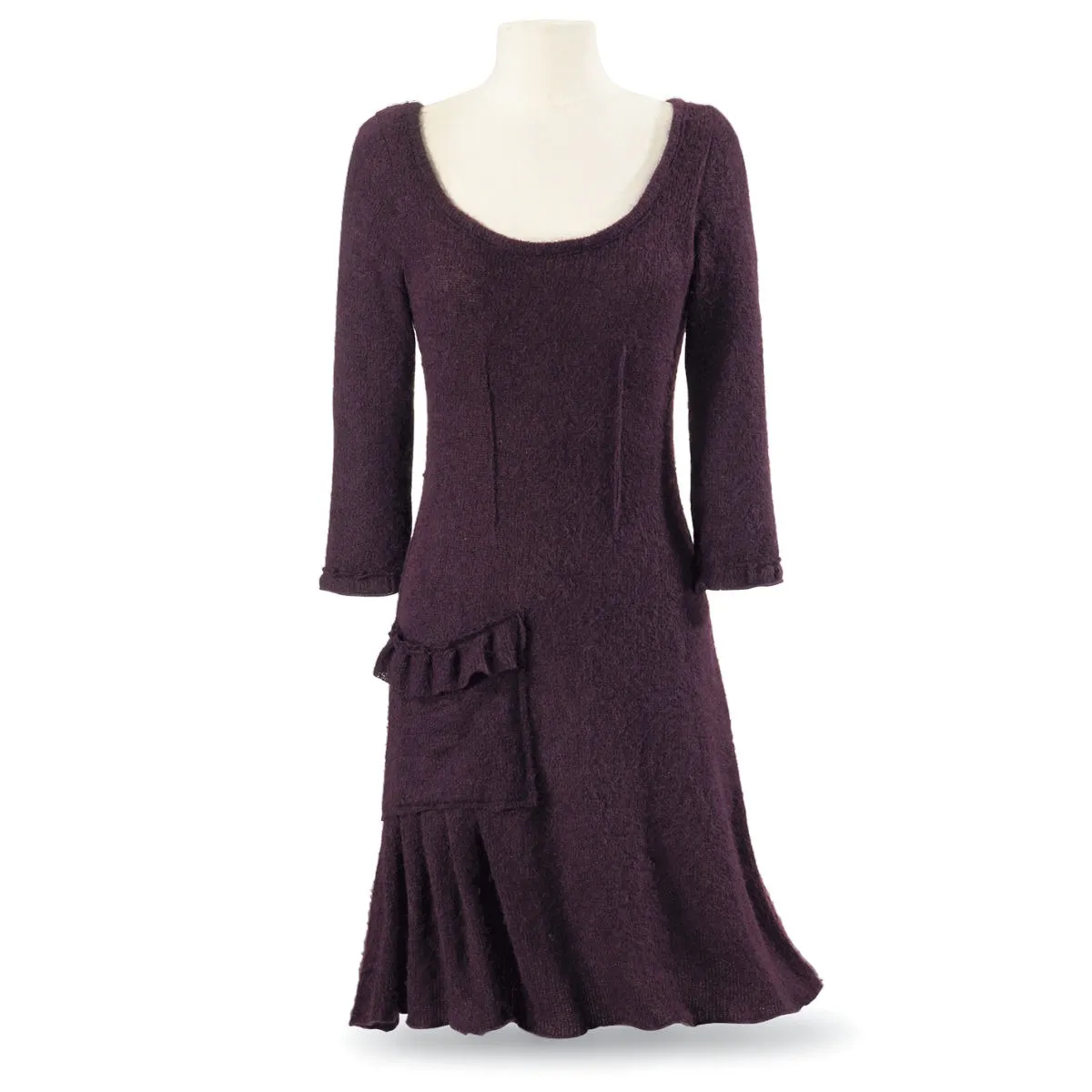 Heathered-Plum Sweater-Dress steampunk buy now online