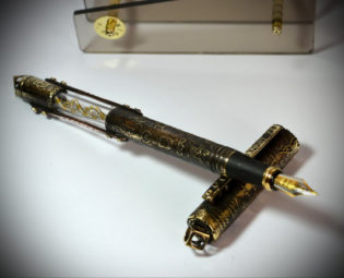 Steampunk pen " DNA ancient ", vintage fountain pen. by MagenKening steampunk buy now online