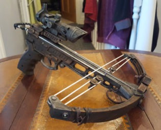 STEAMPUNK wasteland / Vampire hunter, Hand Crossbow, Nerf style dart toy gun ! For cosplay by IgnisFatuusBooks steampunk buy now online