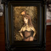 Abigail Della Morte Paper Doll - Framed Fine Art by DellaMorteSteampunk steampunk buy now online