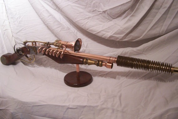 Steampunk Gun. Disruptor Rifle. Sci Fi, Cosplay by DukeofSteam steampunk buy now online