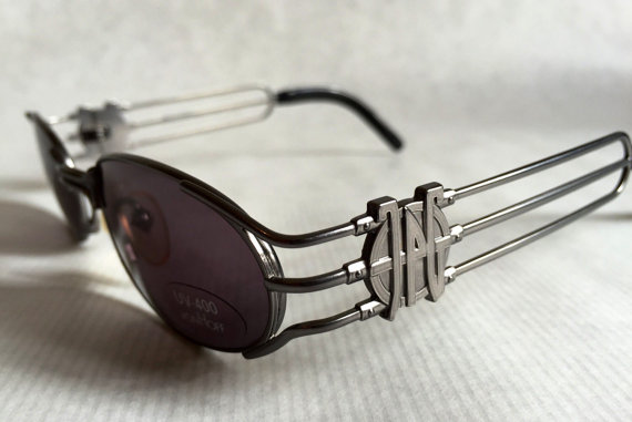 Jean Paul GAULTIER 58 - 5102 Vintage Sunglasses New Unworn Deadstock by FRENCHPARTOFSWEDEN steampunk buy now online