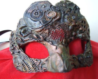 Steampunk mask,Ooak mask, Mask, Halloween mask, Costume mask, Masquerade mask, Fantasy mask, mask, Photo prop mask, Costume accessory, Masks by Wurligig steampunk buy now online