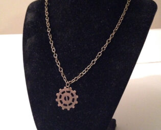 Lexa's Gear Necklace by KittiwakeCreations steampunk buy now online