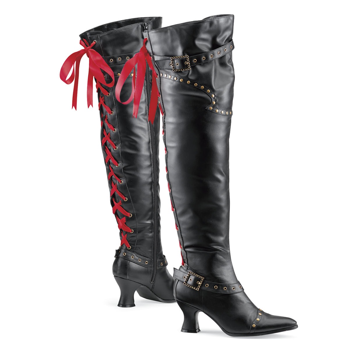 Thigh High Treasure Boots steampunk buy now online