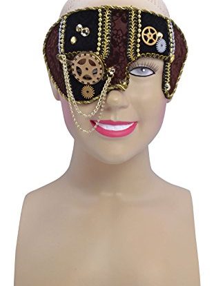 Steampunk Mask, Male, Glasses Frame Mask, Fancy Dress, Accessory steampunk buy now online