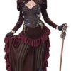 California Fancy dress costumes Womens Women's Victorian Steampunk Fancy dress costume Medium steampunk buy now online