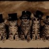 PHOTO PAINTING DF STEAMPUNK KITTENS SEPIA 18X24 '' POSTER ART PRINT GIFT LF121 steampunk buy now online