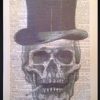 SKULL SKELETON GOTHIC STEAMPUNK WALL ART DICTIONARY PAGE PRINT HIPSTER TOP HAT steampunk buy now online