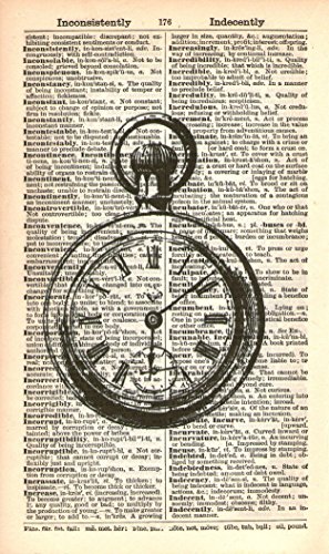 POCKET WATCH ART PRINT - VINTAGE ART PRINT - STEAMPUNK Art Print - Illustration - Vintage Dictionary Art Print - Wall Hanging - Home Décor - Housewares - Book Print - WALL ART - 36A steampunk buy now online