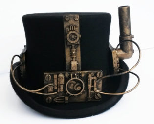 Steampunk top hat by richardsymonsart steampunk buy now online