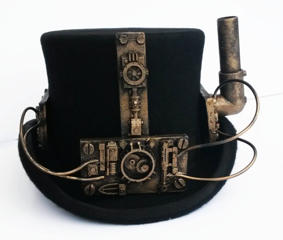 Steampunk top hat by richardsymonsart steampunk buy now online