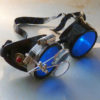 Steampunk Goggles Airship Captain Apocalyptic Mad Scientist Victorian Limited GGG-red by oldjunkyardboutique steampunk buy now online
