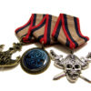 CHOOSE your Own DOUBLE Medallion - Steampunk / Dieselpunk - Award Medal - Medal of Honor by SpectraNova steampunk buy now online