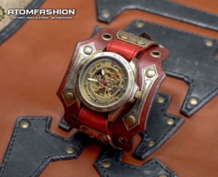 Men’s steampunk watch 'Pulse of Eternity' by Atomfashion steampunk buy now online