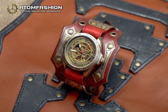 Men’s steampunk watch 'Pulse of Eternity' by Atomfashion steampunk buy now online Men’s steampunk watch 'Pulse of Eternity' by Atomfashion steampunk buy now online