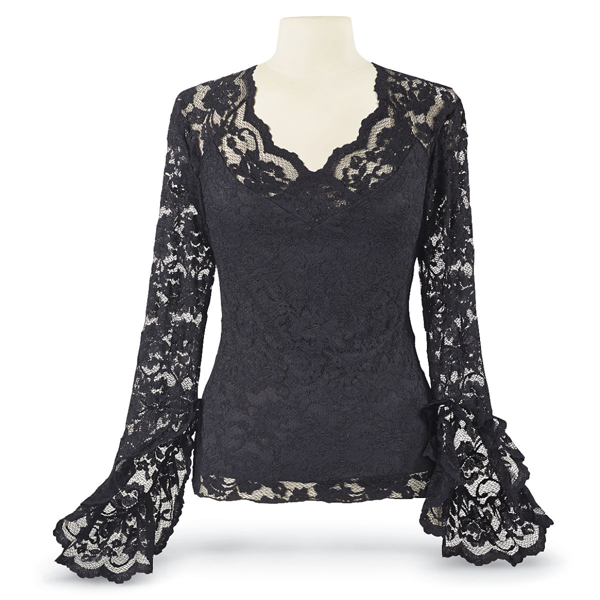 Black Lace Top steampunk buy now online