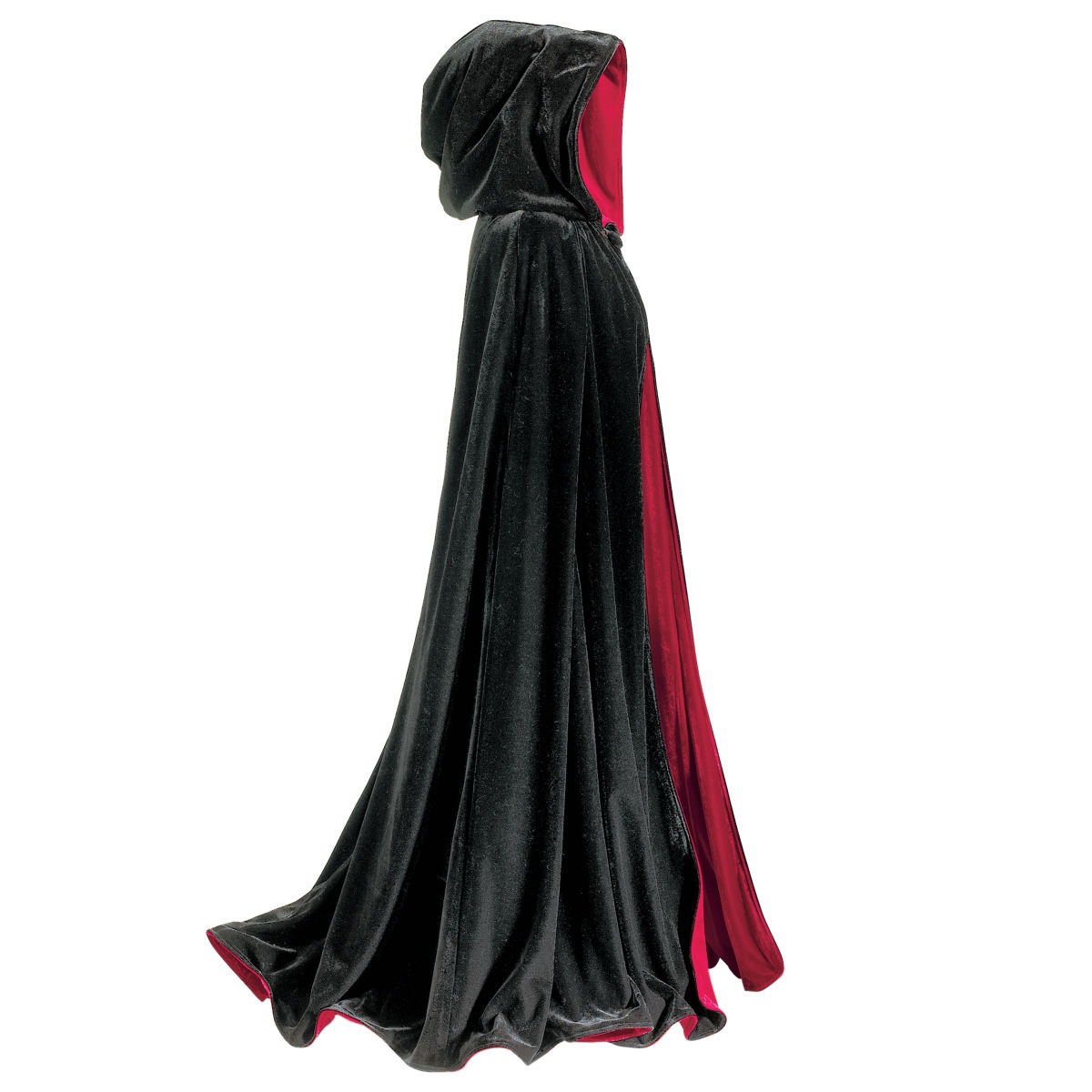 Black and Red Reversible Cape steampunk buy now online