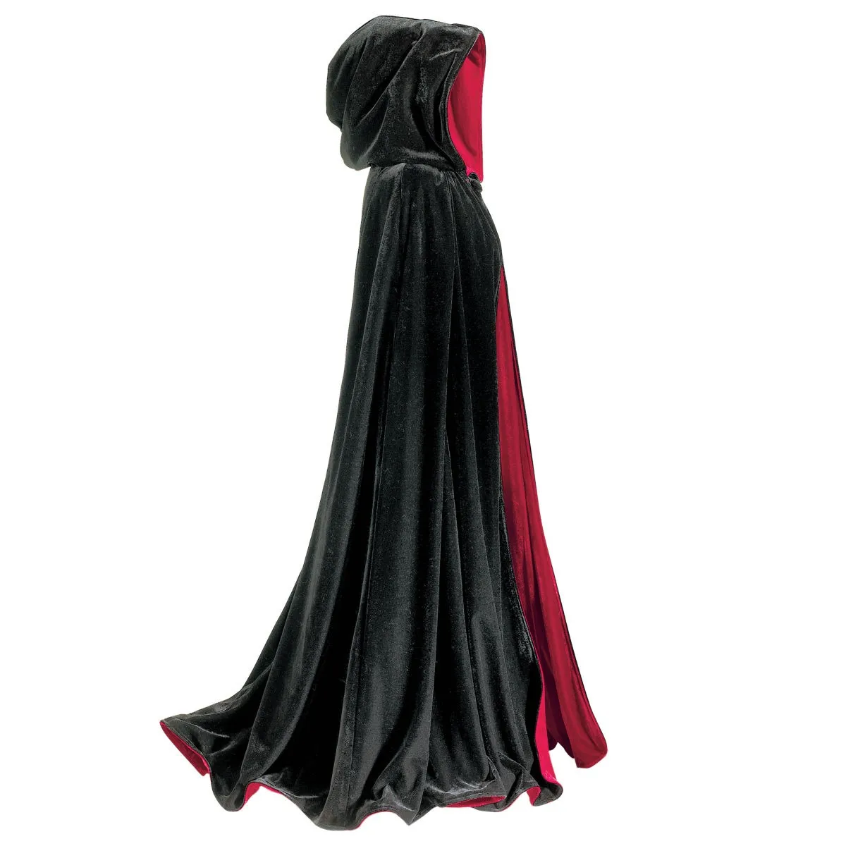 Black and Red Reversible Cape steampunk buy now online