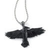 Pewter Raven Necklace steampunk buy now online