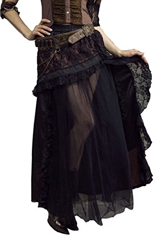 Steampunk Dress Fashion Victorian Punk Prom Dresses Maxi Steampunk Skirt Pirate Costume steampunk buy now online