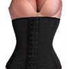 Topmelon Women Slimming Breathable Waist Training Cincher Corset Girdles (L, BLACK) steampunk buy now online