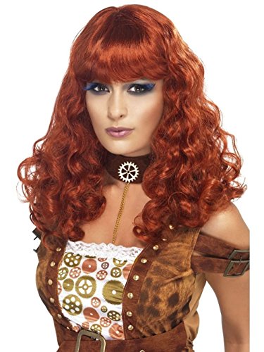 Uwant Fashion Steam Punk Ladies Ginger Curly Fancy Dress Wig New steampunk buy now online