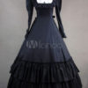 Classic black lolita dress steampunk buy now online