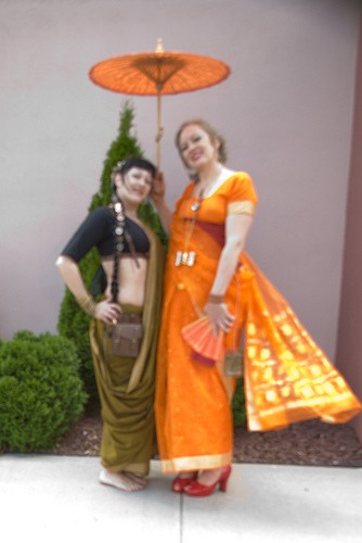 Sari women at Steampunk Worlds Fair steampunk buy now online