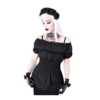 Charlotte Off Shoulder Blouse - Size: L steampunk buy now online