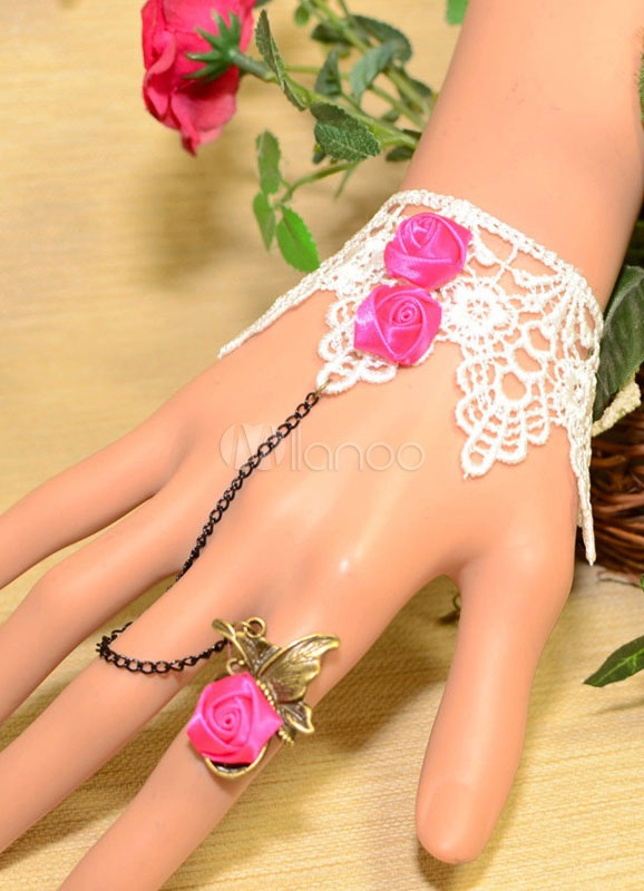 Gothic Lace Flower Rings steampunk buy now online