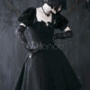 Black Lace Polyester Gothic Lolita Dress for Women steampunk buy now online